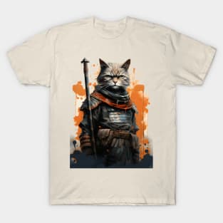 Warrior Cat in Uniform T-Shirt